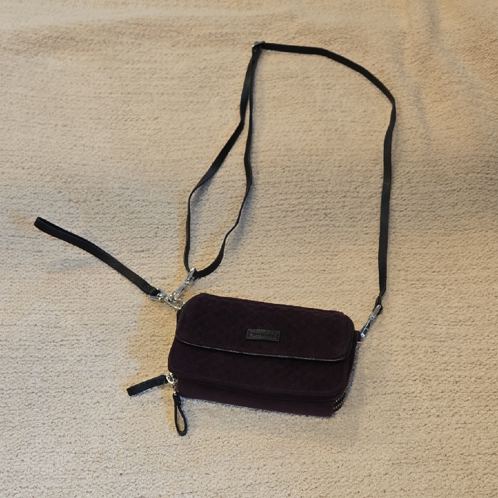 Vera Bradley Purple/Maroon Crossbody Bag